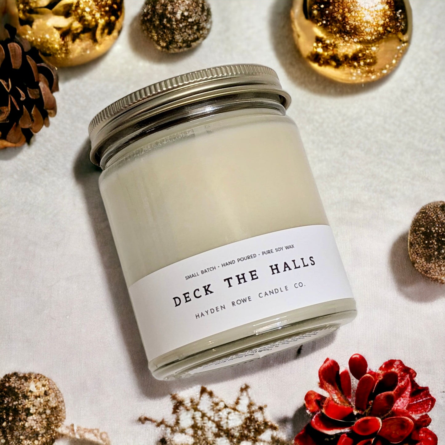 Deck the Halls Soy Candle, 7oz