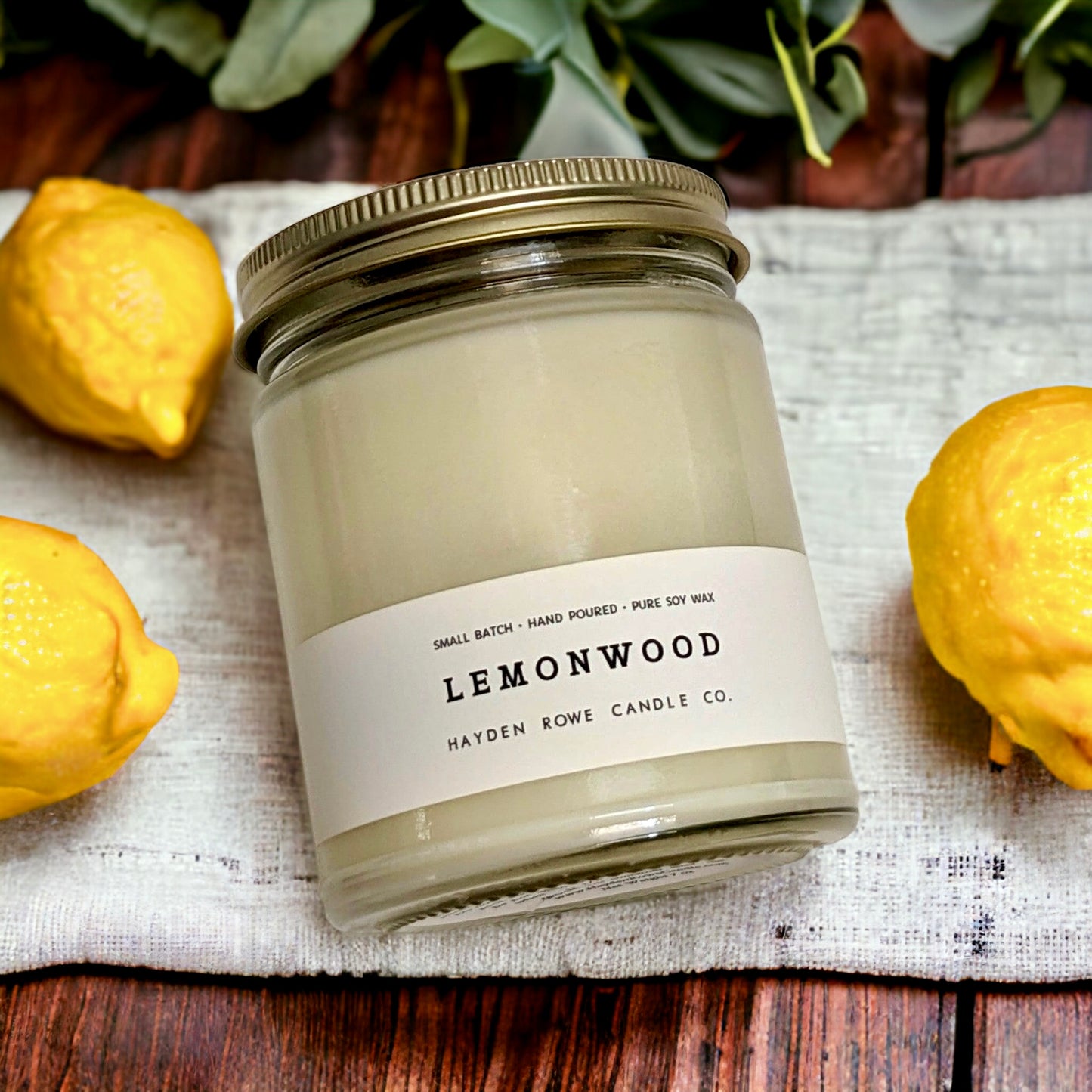 Lemonwood - Soy Candle, 7oz
