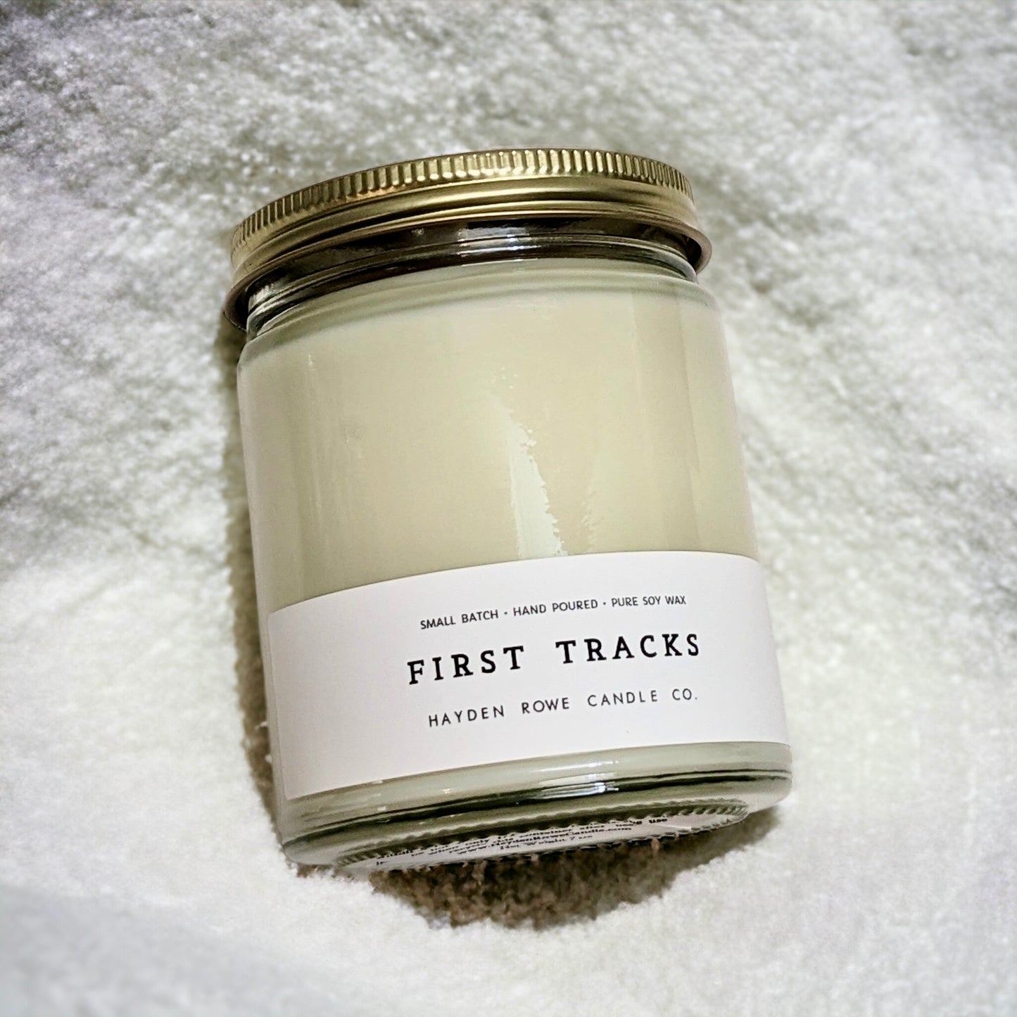 First Tracks Soy Candle, 7oz