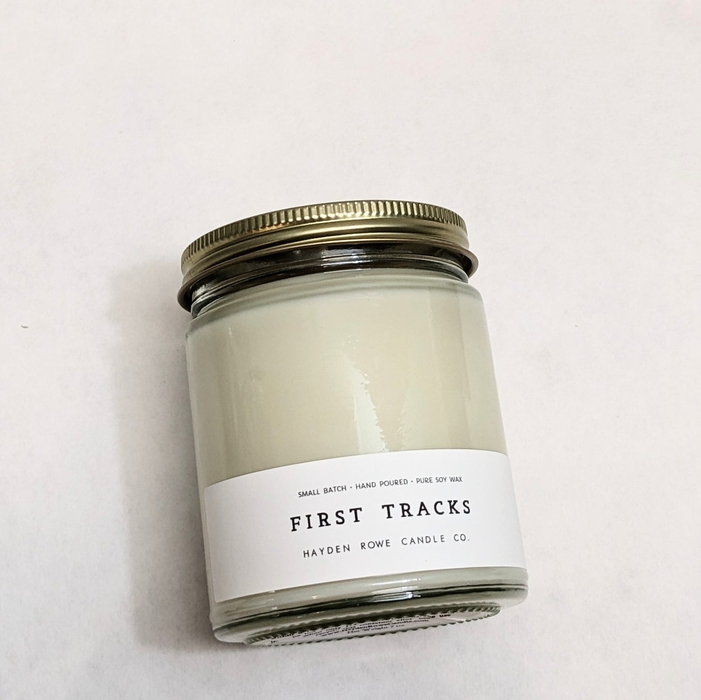 First Tracks Soy Candle, 7oz