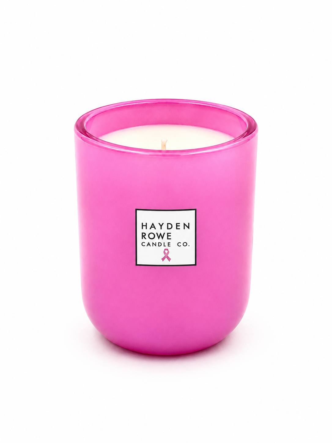 Flame - Limited Edition Breast Cancer Soy Candle, 12 oz