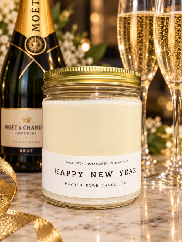 Happy New Year Soy Candle
