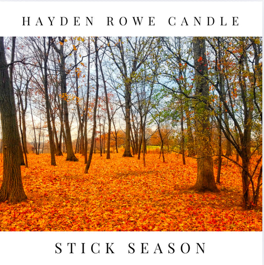 Stick Season Soy Candle, 7oz