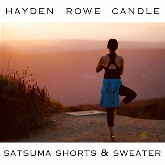 Satsuma Shorts & Sweater Scented Wax