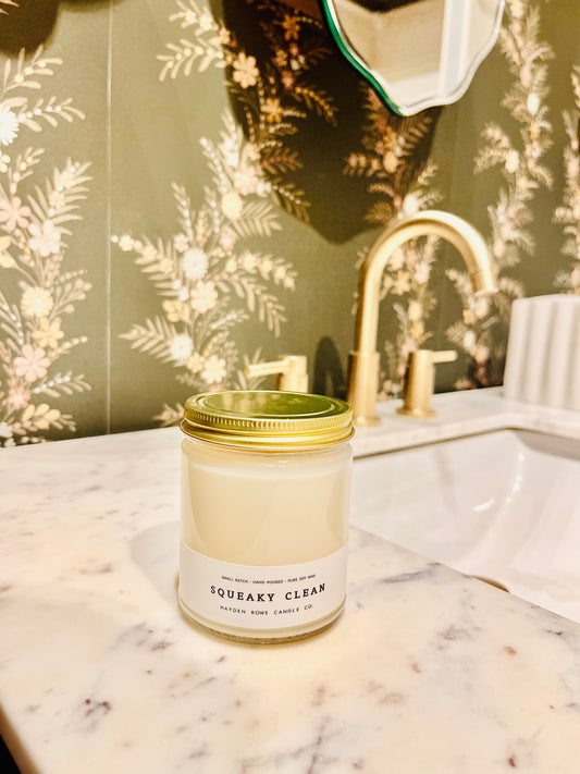 Squeaky Clean Soy Candle