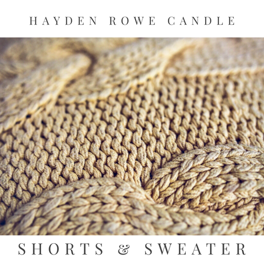Shorts and Sweater Scented Wax