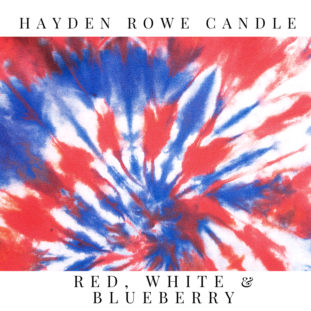 Red, White & Blueberry Scented Wax